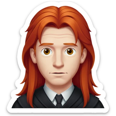 bill weasley long hair sticker