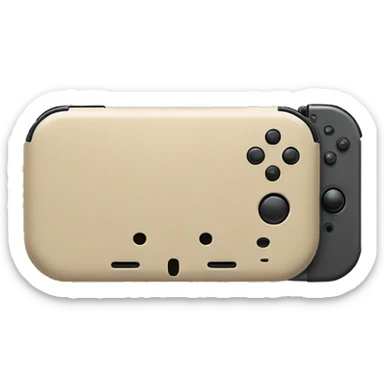 Beige Nintendo switch  sticker