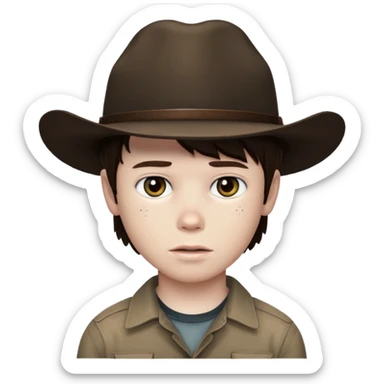 Carl grimes sticker