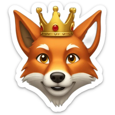 king fox sticker