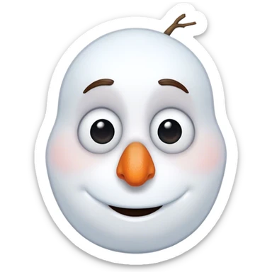 Olaf from frozen sticker