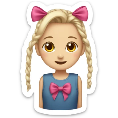 Cute bows sticker