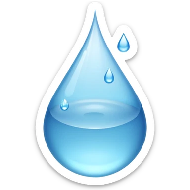 water droplet emoji sticker