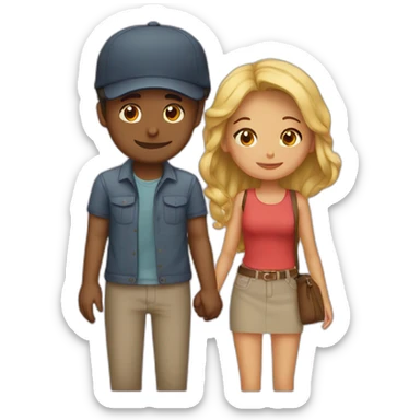 Long distance relationship sticker