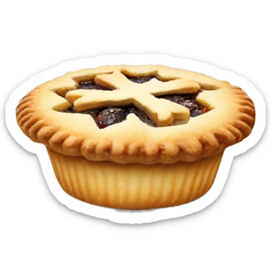 Mince pie sticker