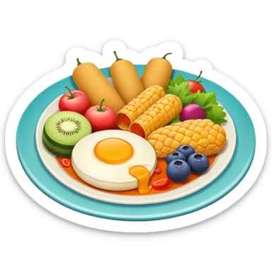 Meal sticker