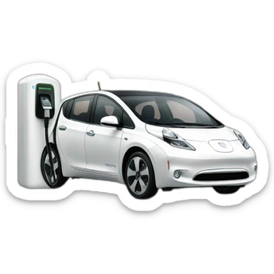sharing an EV charger sticker