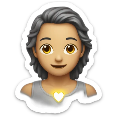 shining Heart  sticker