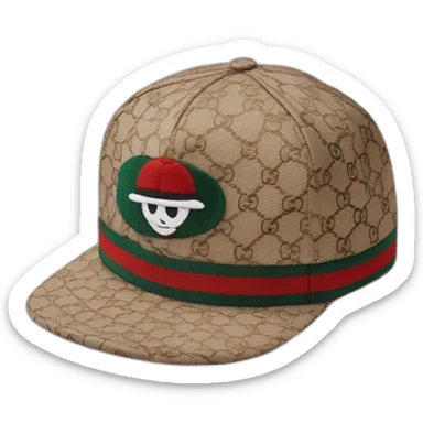 Emoji casquette gucci sticker