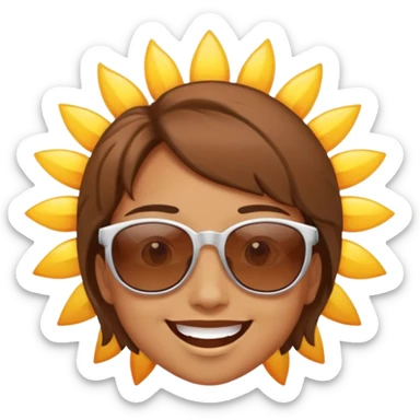 Very ecstatic to be up early in the morning with the sun sticker