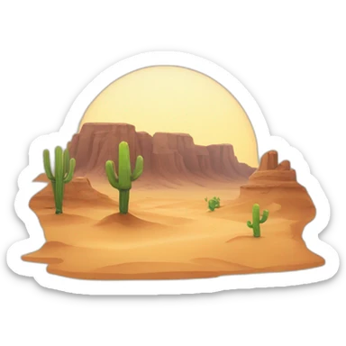 desert sticker