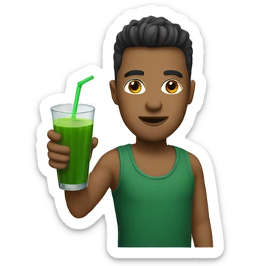 Green juice  sticker