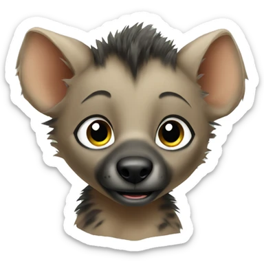Baby hyena  sticker