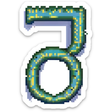 π (pi) math symbol sticker