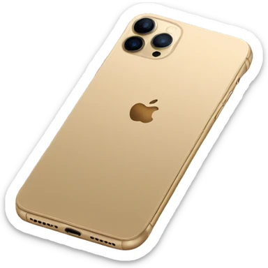 iPhone 16 pro max gold  sticker