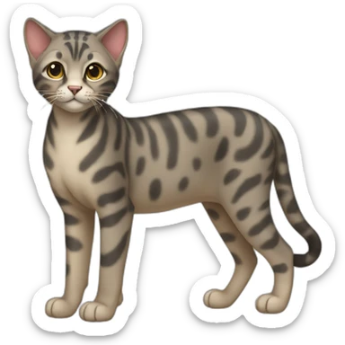 Serengeti Cat Full Body sticker