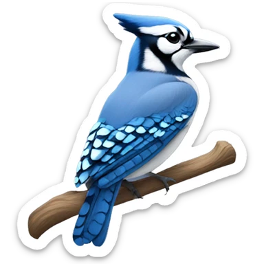 Blue jay sticker
