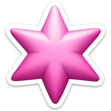 pink star sticker