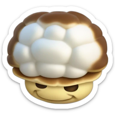 chat-écailles-de-tortue-à-côté-d'un-chamallow sticker