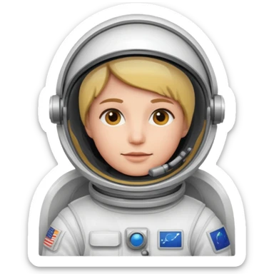 an-astronaut no hat wear sticker