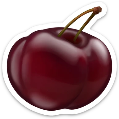 i want dark cherries with black sticker