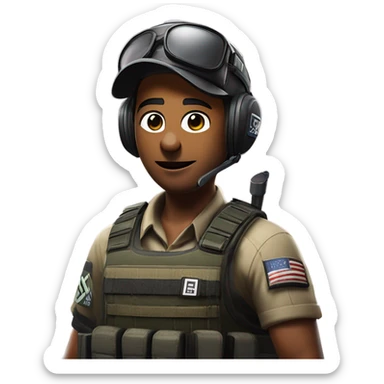emoji des opérateurs dans Rainbow six siège le jeu sur ps5 sticker