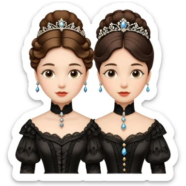Victorian ladies  sticker