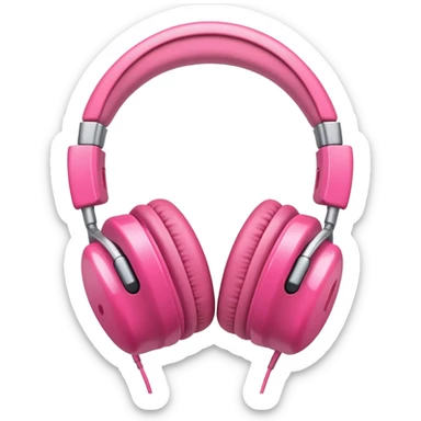 Headphone apple coquette sticker