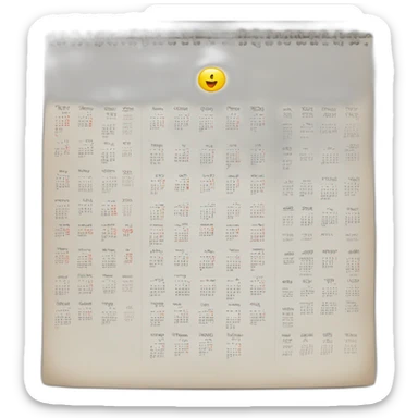 calendário final de ano pagamento sticker