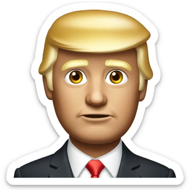 The real Donald Trump sticker