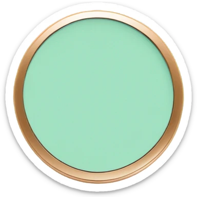 Light blue compact powder sticker