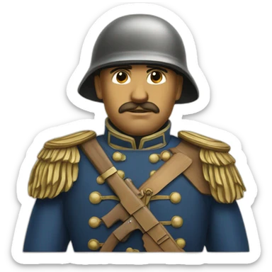 allemand pendant la guerre sticker