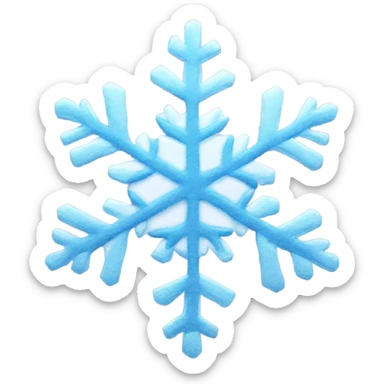 Snowflake sticker