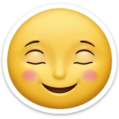 a dreaming emoji sticker