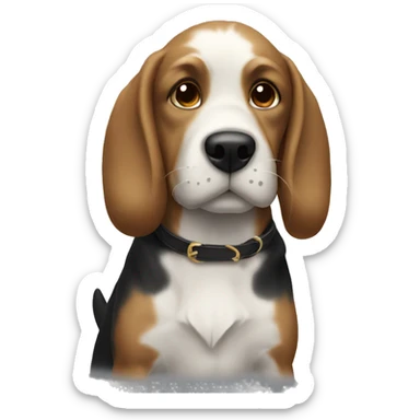 Dog kokapu black sticker