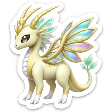 Meloetta-Giratina-Palkia-Pokémon-Fakémon-fusion-hybrid-creature sticker
