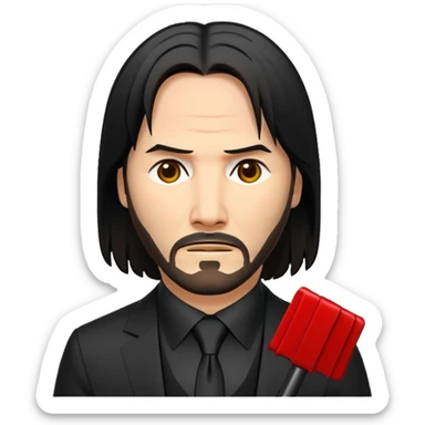 John wick emoji sticker