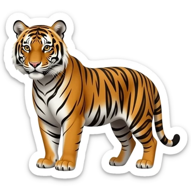 Bengal tiger sticker