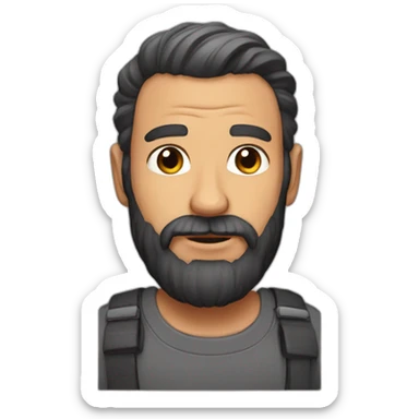 Barbu mal rad sticker