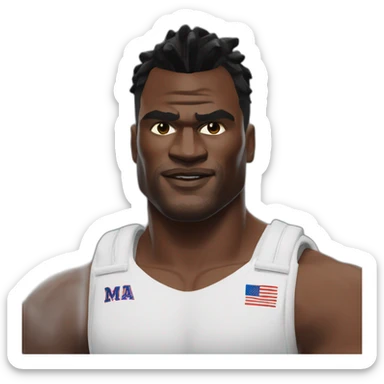 creer emoji francis ngannou MMA sticker