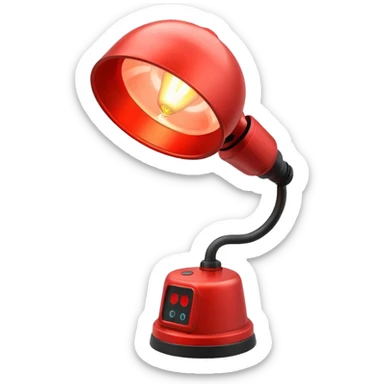 Heat lamp sticker