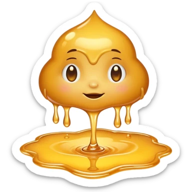 honey mukbang sticker