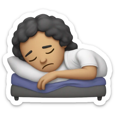 Sleep deprived sticker