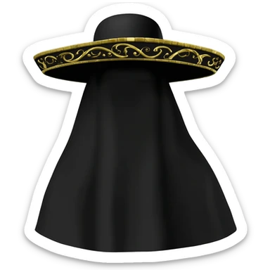 capirote de semana santa sticker