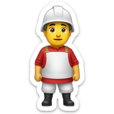 catalan caganer sticker