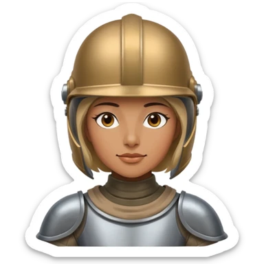 A woman looks like din quijote sticker