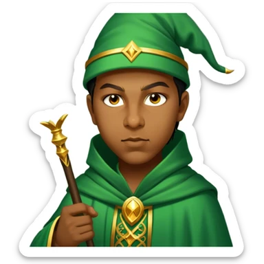 Verdant Wizard sticker