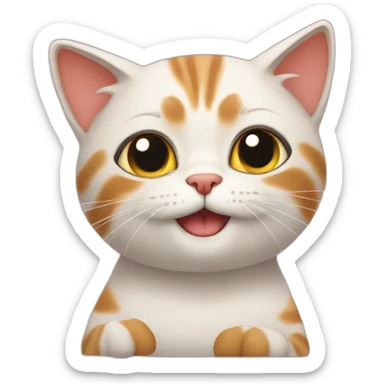 Cutest cat sticker