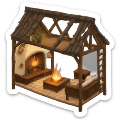 Cosy place sticker