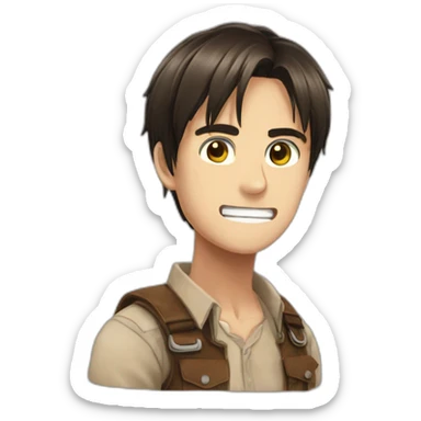 eren jaeger sticker